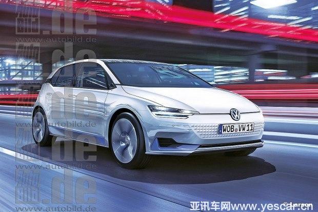神似高爾夫 大眾全新純電動汽車將于巴黎車展亮相
