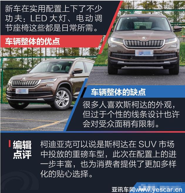 實(shí)拍柯迪亞克5座豪華優(yōu)享版,中級SUV現(xiàn)象級車型再添虎翼
