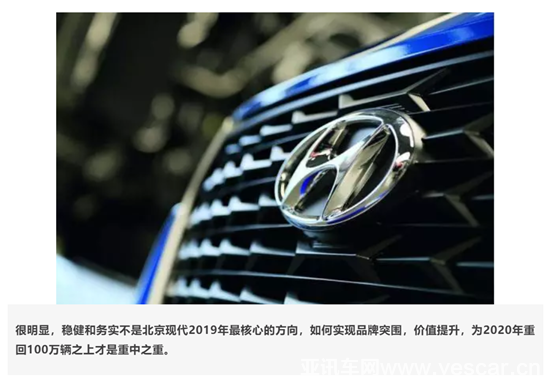  2019年，北京現(xiàn)代可以給我們一個什么期待？