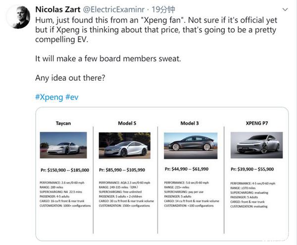 起售價(jià)不到三十萬(wàn)？ 疑似小鵬P7價(jià)格曝光