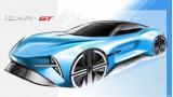 有望4月首發(fā)亮相 奇瑞iCar GT跑車設(shè)計(jì)草圖