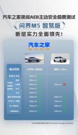 直面汽車之家AEB主動(dòng)安全測(cè)試，問界M5智駕版完勝理想L7 Max