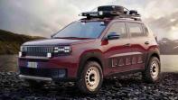 雙電機(jī)混動系統(tǒng) 菲亞特熊貓4x4概念車官圖