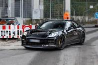 為最強(qiáng)動力版本 保時捷Panamera Turbo GT諜照