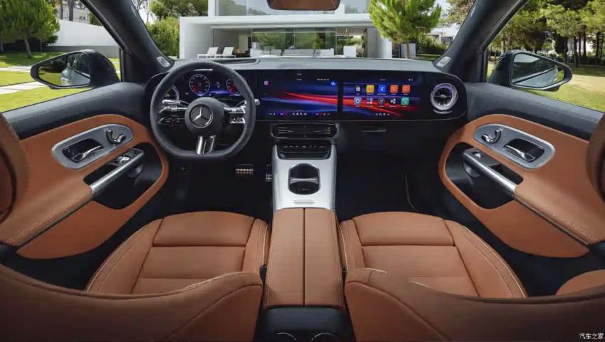 12月8日首發(fā)/家族式設(shè)計(jì) 全新奔馳GLB內(nèi)飾官圖