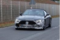 中期改款/明年發(fā)布 新款梅賽德斯-AMG SL諜照