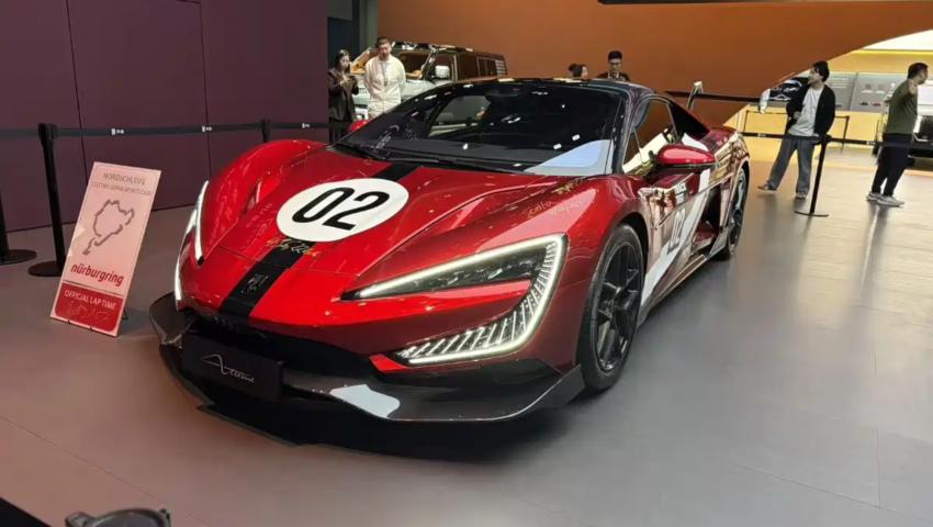 廣州車(chē)展：最高技術(shù)展現(xiàn) 仰望U9 Xtreme亮相